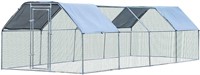 Galvanized Chicken Coop Cage Walk-in Pen Run