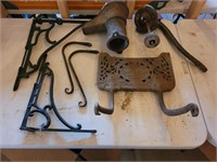 BARBER CHAIR STEP, BRACKETS, PUMP PARTS