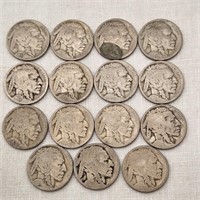 Bufflalo Indian Head Nickels (15)