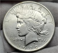 1922 Peace Silver Dollar