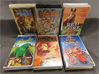 (6) VHS Tapes The Lion King II Simba's Pride