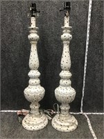 Hand Painted Lamps Set