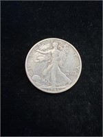 1943 S Walking Liberty Half Dollar