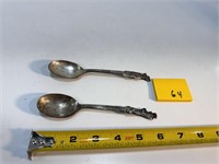 Vtg Silver Plated Spoons, Yogi Bear & Huckleberry