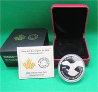 RCM 2014 $5 Fine Silver Coin 99.99% 1oz #991/20000
