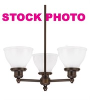 Capital  Lighting 4553BB-128 3-light chandelier,