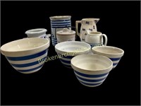 Blue and White Pottery Kitchen Articles