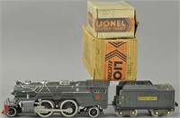 LIONEL 385E W/384 CRACKLE GREY