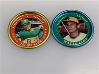 1971 Topps Coin Alou Brothers 8 & 47