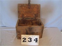 Wooden advertising tool box Sheldon, IL