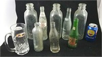 Assorted Vintage Bottles & Extras Lot