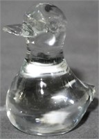 Crystal Duck Paperweight