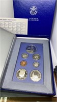 1986 US Prestige Set proof coins