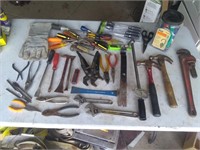 Tools - everything on table