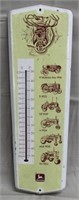 John Deere metal thermometer, 24"x8"