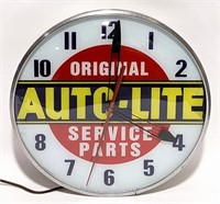 Auto-Lite Service Parts Advertising PAM Clock