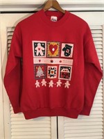 VINTAGE HOLIDAY SWEATER MEDIUM