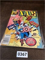 Marvel comic book Captain America as pictured