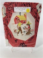 Brownie Girl Scout Head Scarf with fringe 1956