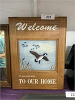 Ducks Unlimited Welcome sign