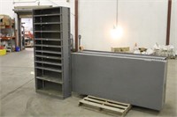 (3) Lyon Industrial Quick Adjust Parts Shelves