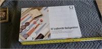 18" Leatherette Backgammon