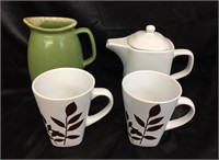 HULL POTTERY PITCHER PLUS MORE