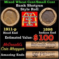 Small Cent Mixed Roll Orig Brandt McDonalds Wrappe