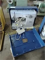 Elna sewing machine with case, type 62C,