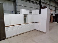 36" Aspen White Kitchen Cabinet Set