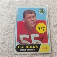 1968 Topps Football EL Holub
