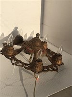 Vintage chandelier with five lights