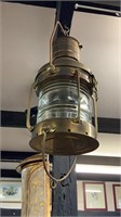 BRASS AND COPPER SHIPS LAMP (NEW)