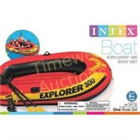 Intex Explorer 300 Inflatable 3 Person Raft