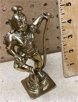 Brass Lord Hanuman figure