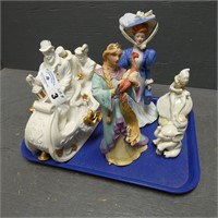 Lenox Princess Figurines - Belleek Clown, Etc