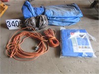 New and Used Poly Tarps and Cords