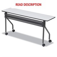 Mobile Table  Grey  72L x 18W x 29H