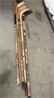Vintage wooden hockey stick lot CCM Sherwood