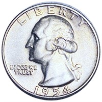 1954-D Washington Quarter CLOSELY UNCIRCULATED