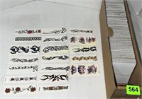 Arm Tattoo vending machine stickers approx. 18sets