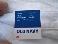 2 Old Navy size 26 Pants