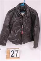 Police Officer Leather Jacket Size 44