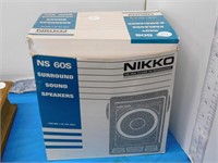 NIKKO N60S SURROUND SOUND SPEAKERS