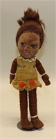 1930s Norah Wellings Glass Eyes Velvet Cloth Doll