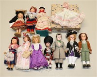 (11) Small Hard Plastic Dolls: Hollywood, Carlson