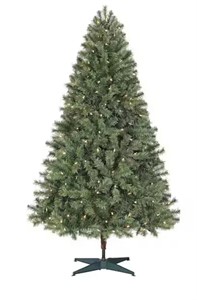 6.5 ft Pre-Lit Artificial Christmas Tree