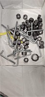 LOT OF ASSORTED NUTS AND BOLTS