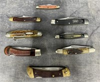 (J) Lot Of 8 Pocket Knifes: Craftsman & Sears