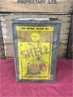 Shell Talpa Oil 80 4 Imperial Gallon Tin